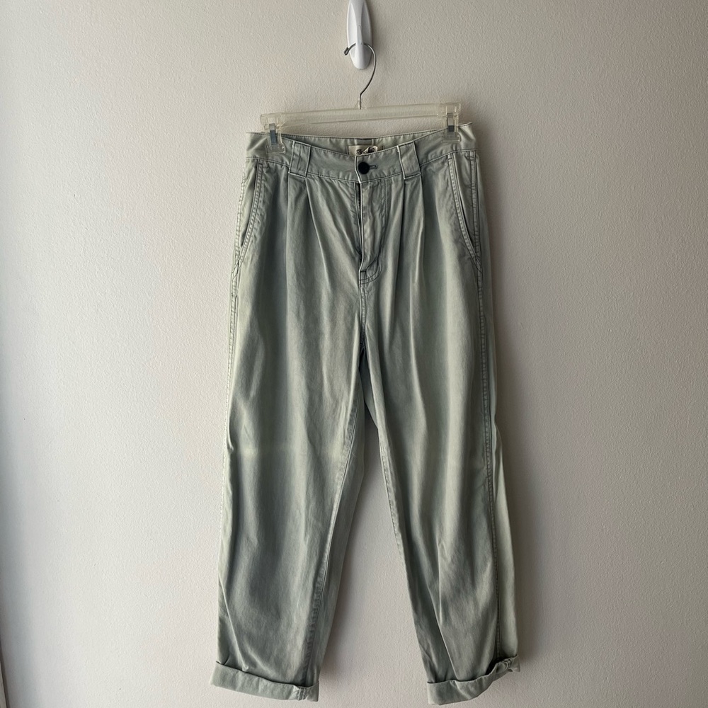 Madewell Light Green Pants